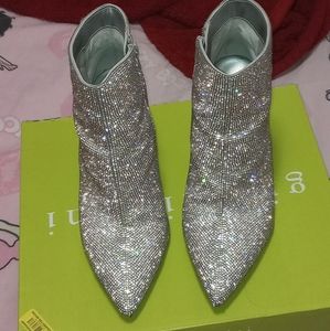 Gianni Bini silver heels